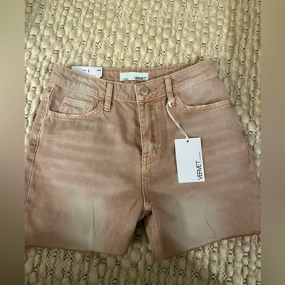 NWT Vervet Leslie 90s Vintage Jean shorts Womens 25